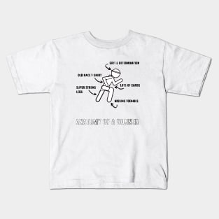 Fasbytes Anatomy of a Runner Kids T-Shirt